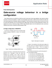 Gate-Source Voltage Behavior in a Bridge Configuration Gate-Source Voltage Behavior in a Bridge Configuration